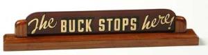 The Buck Stops Here's Poster