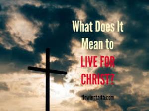 Live In Christ's Poster