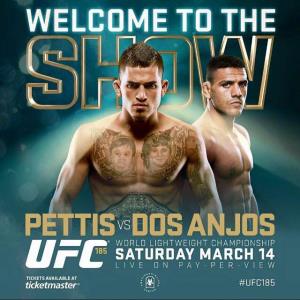 UFC 185 Poster