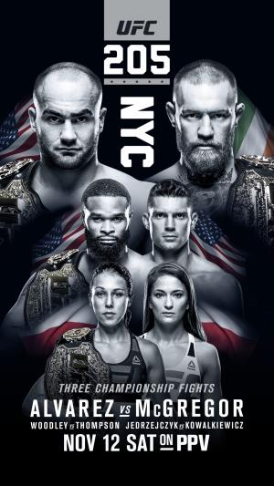 UFC 205: Alvarez vs. McGregor Poster