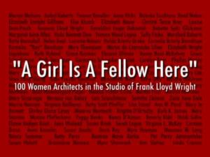 100 Women Architects in the Studio of Frank Lloyd Wright Poster