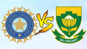 India Tour of South Africa 2018 Test Live Poster