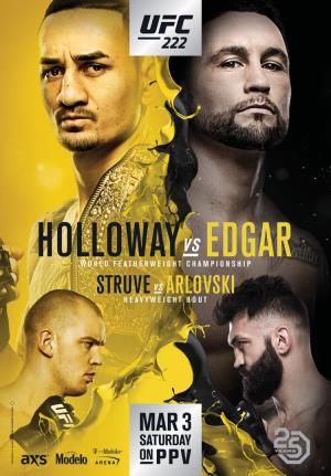 UFC 222 Live Poster