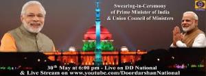 Swearing-In-Ceremony Of The Prime Minister Of India & Union Council Of Ministers Live Poster