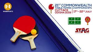 Commonwealth Table Tennis C'ship 2019 Poster
