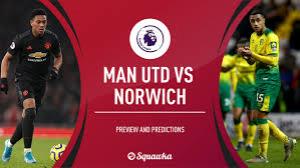 Live Man Utd v Norwich Poster