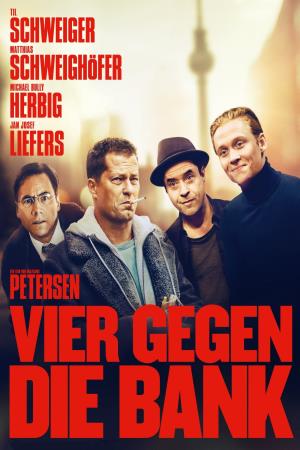 Four Against The Bank Poster