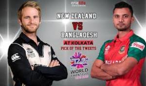 Live ICC T20 WC NZ v BAN Poster