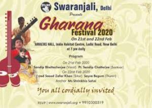 Gharana Festival 2020 Poster