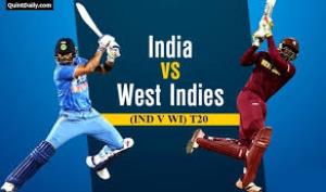 1st T20I IND v WI Poster