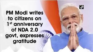 1st Anniversary Of NDA Government Poster