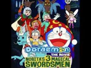 Doraemon The Movie Nobita's 3 Magical Swordsmen Poster