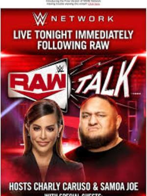 WWE Raw Talk Poster