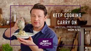 Jamie's Keep Cooking & Carry On Poster