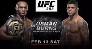UFC 258 Live Poster