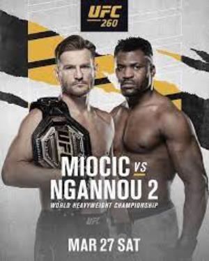 UFC 260 Poster