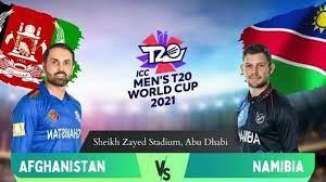 ICC T20 WC 2021 Hlts AFG v NAM Poster