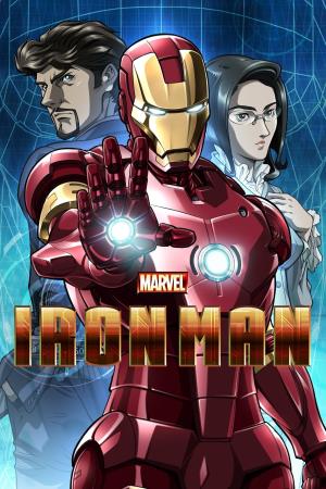 Marvel Anime Iron Man Poster
