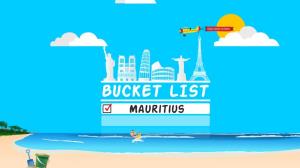 Bucket List Mauritius Poster