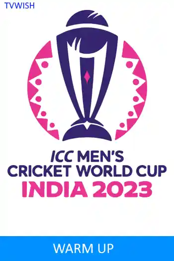 Live ICC Men's ODI WC 2023 Warm up Poster