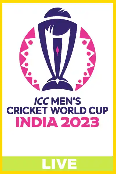 Live ICC Men's ODI WC 2023 Poster